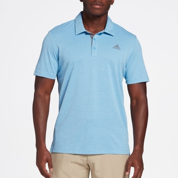 Adidas Golf Performance Stretch Comfort Preppy Gym Workout Sport Polo - Men's - Picture 5 of 11